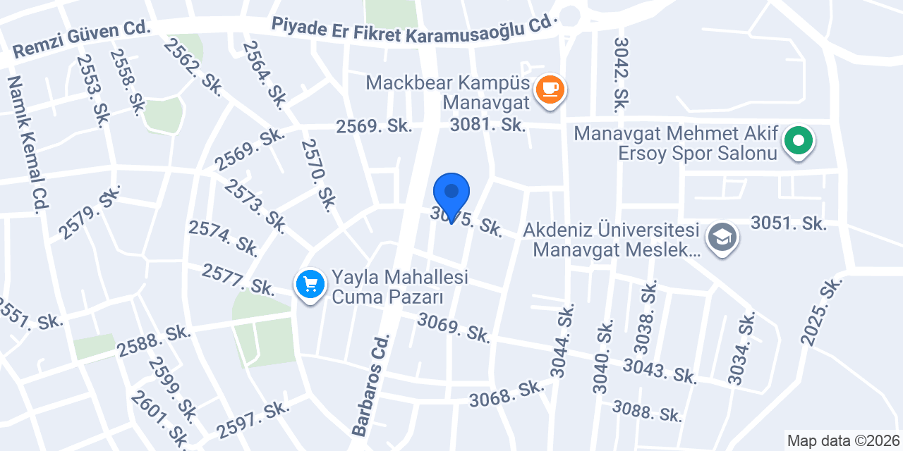 Hayat Eczanesi konumu