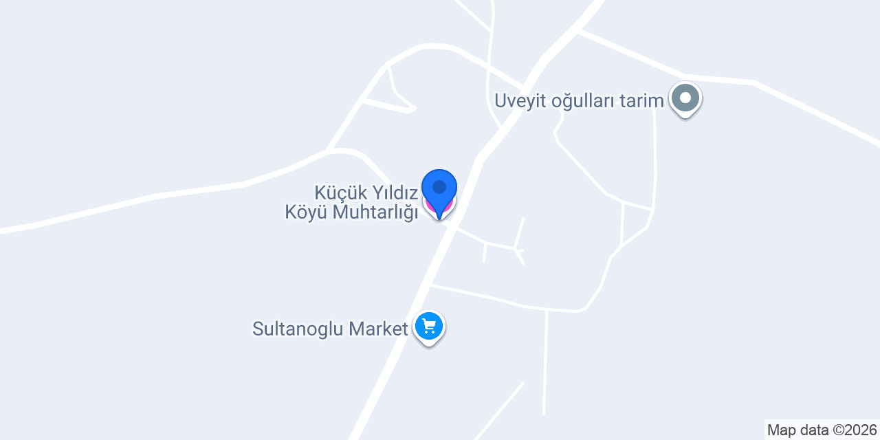 Küçük Yıldız Köyü Muhtarlığı konumu