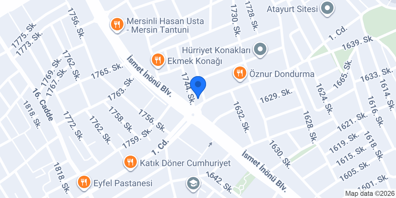 Osman Usta Tantuni Biftek konumu