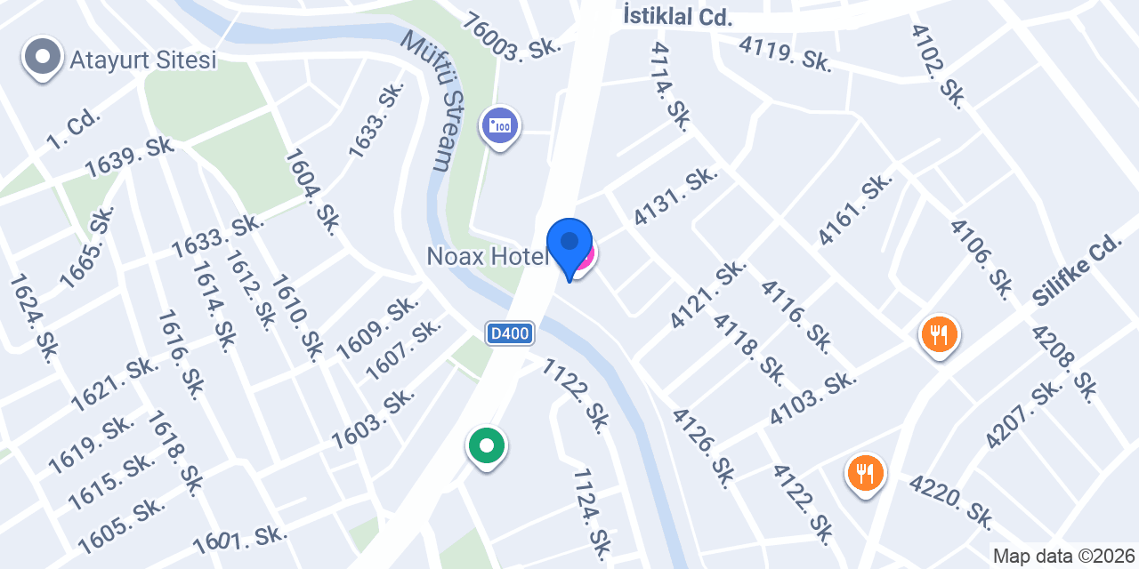 Çınar Spa Mersin Noax Şube konumu