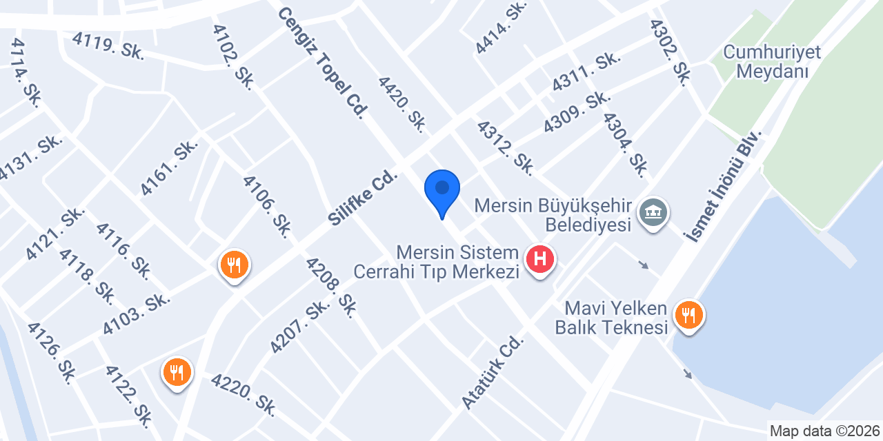 Çamlıbel Et Tavuk Dünyası konumu