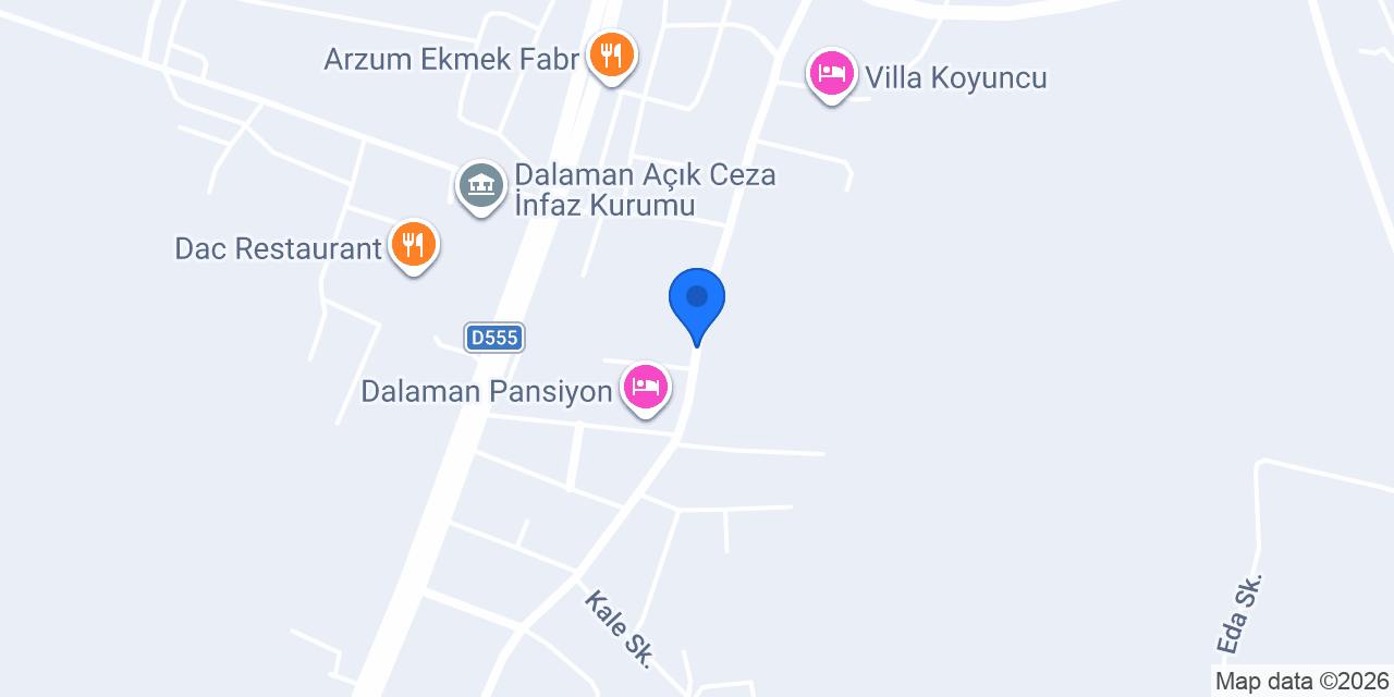 Varol Hafriyat - Dalaman Kiralık Kepçe & Cat 428F2 Beko Loder⁠ konumu