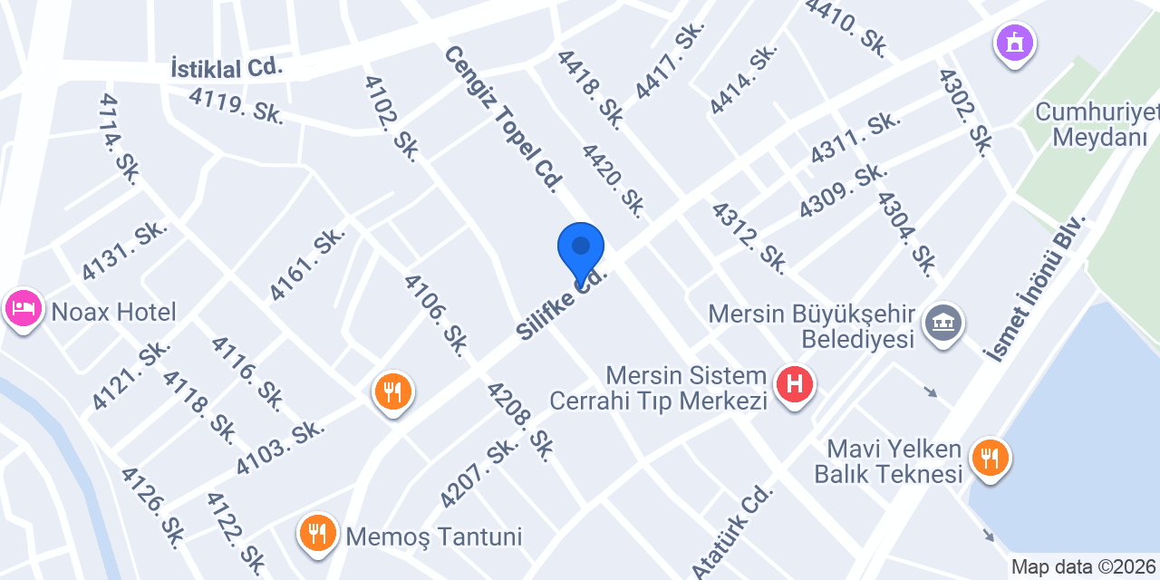 Çağdaş Kuyumculuk konumu