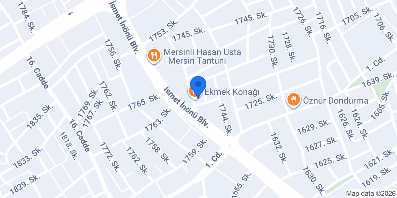Ekmek Konağı konumu