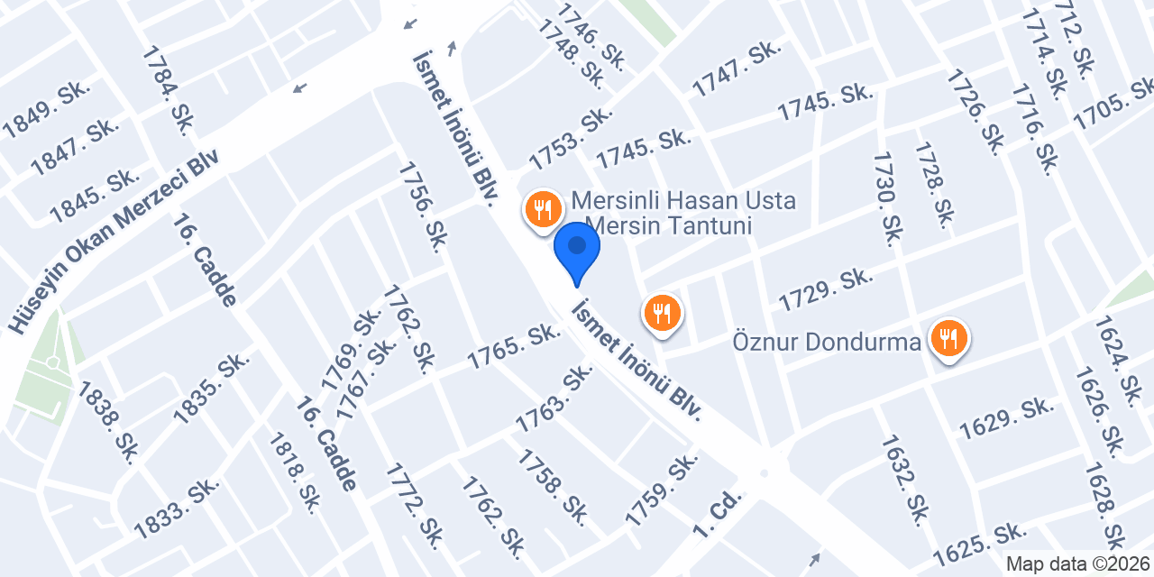 Helvacı Ali Mersin Yenişehir konumu