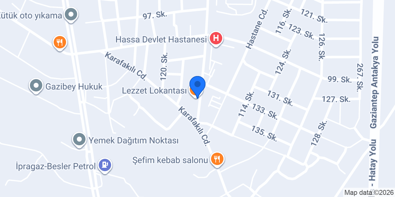 Lezzet Lokantası konumu