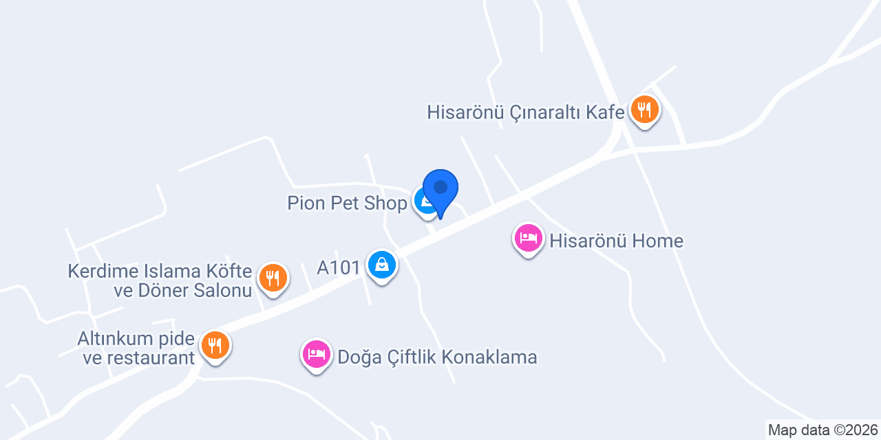 Pion Pet Shop konumu
