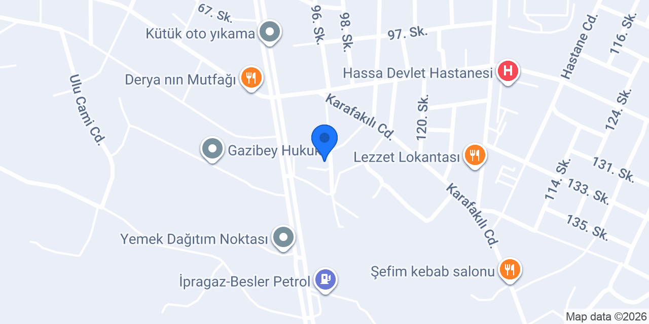 RUKİYE BAYIR HUKUK VE DANIŞMANLIK BÜROSU konumu