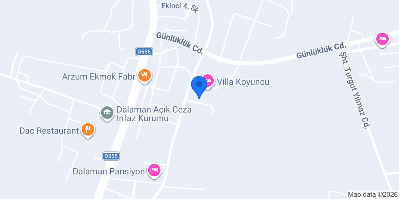 Villa Sığla konumu