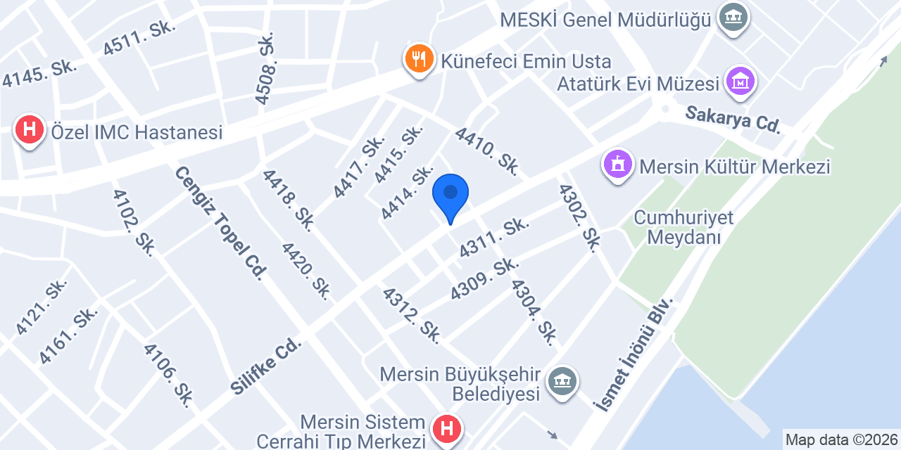 Bir Umut Otel konumu