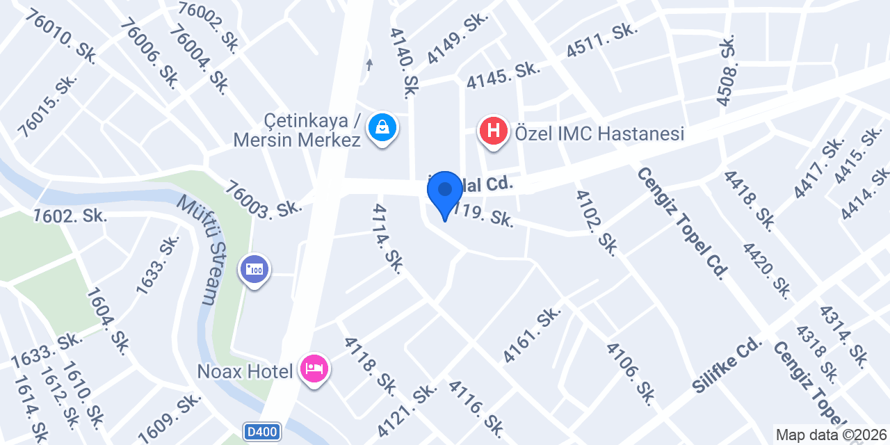 Vizyon Göz Hastanesi konumu