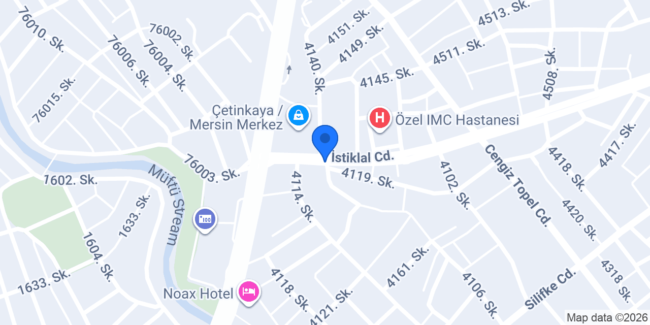 Mersin Ummak Taksi konumu