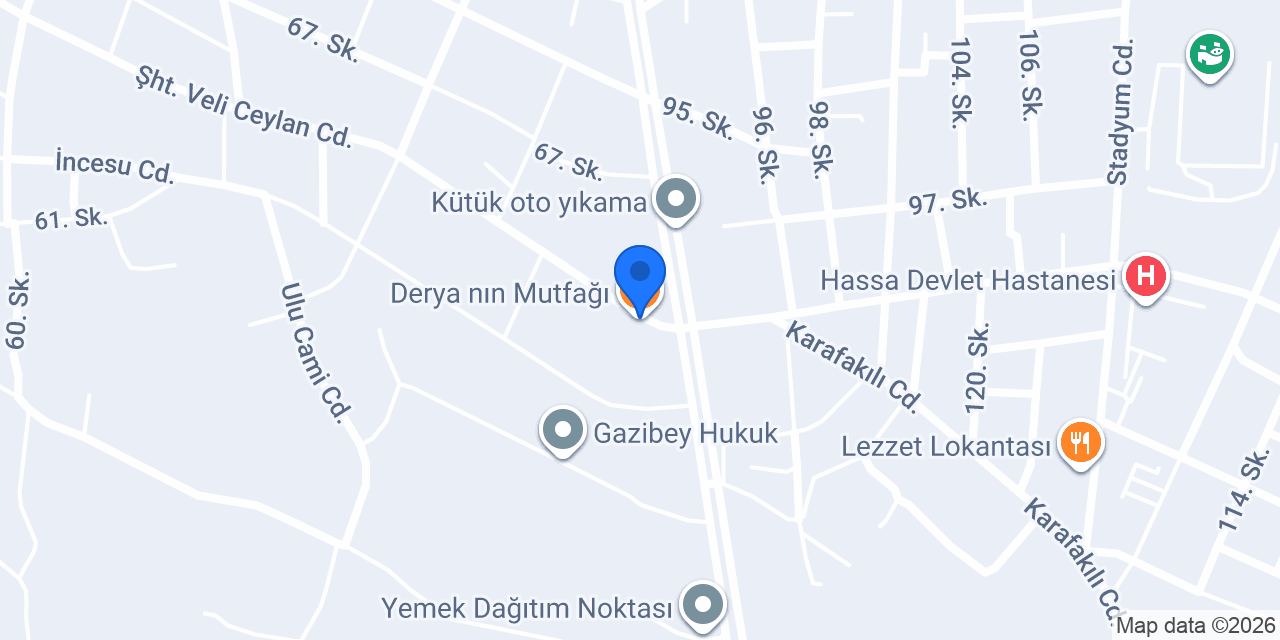 Derya nın Mutfağı konumu