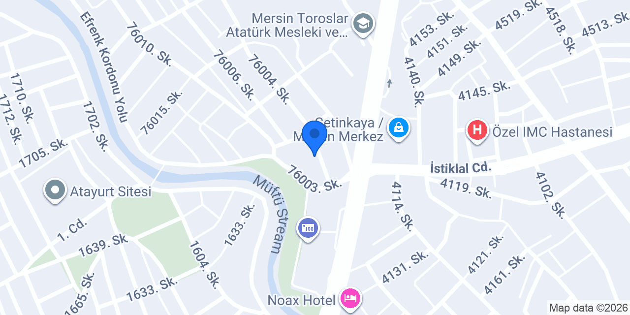 Mersin lağımcı muzaffer usta konumu