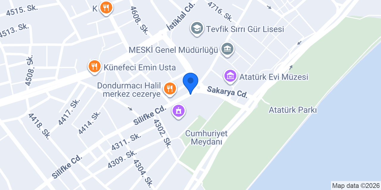 Akasya Çiçek Evi konumu