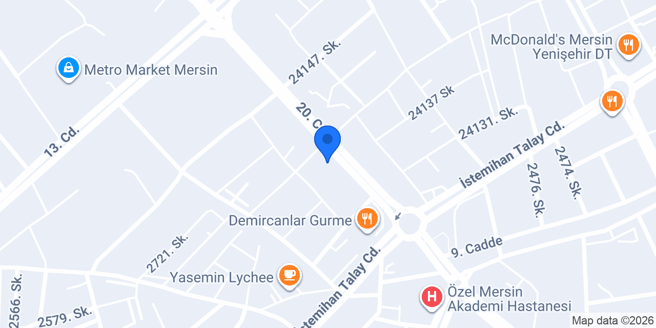 PATİ VETERİNER KLİNİĞİ konumu
