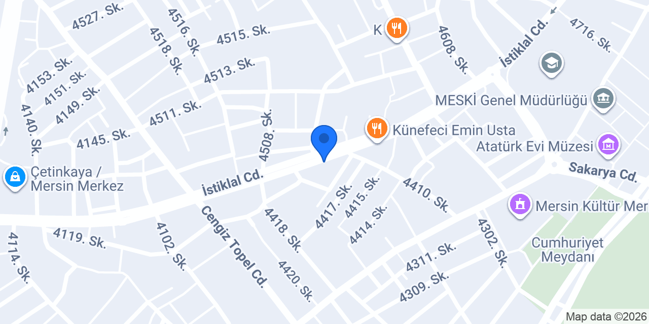 DAMLA KOZMETIK konumu