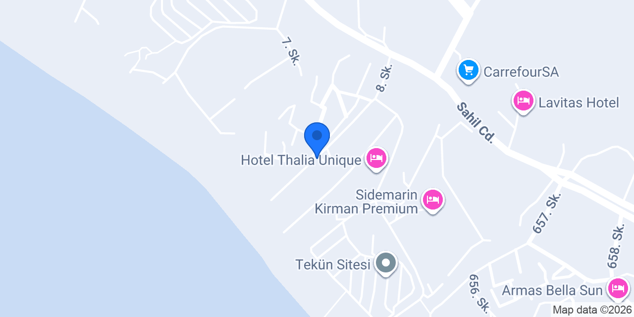 Deniz Beach & Bar konumu