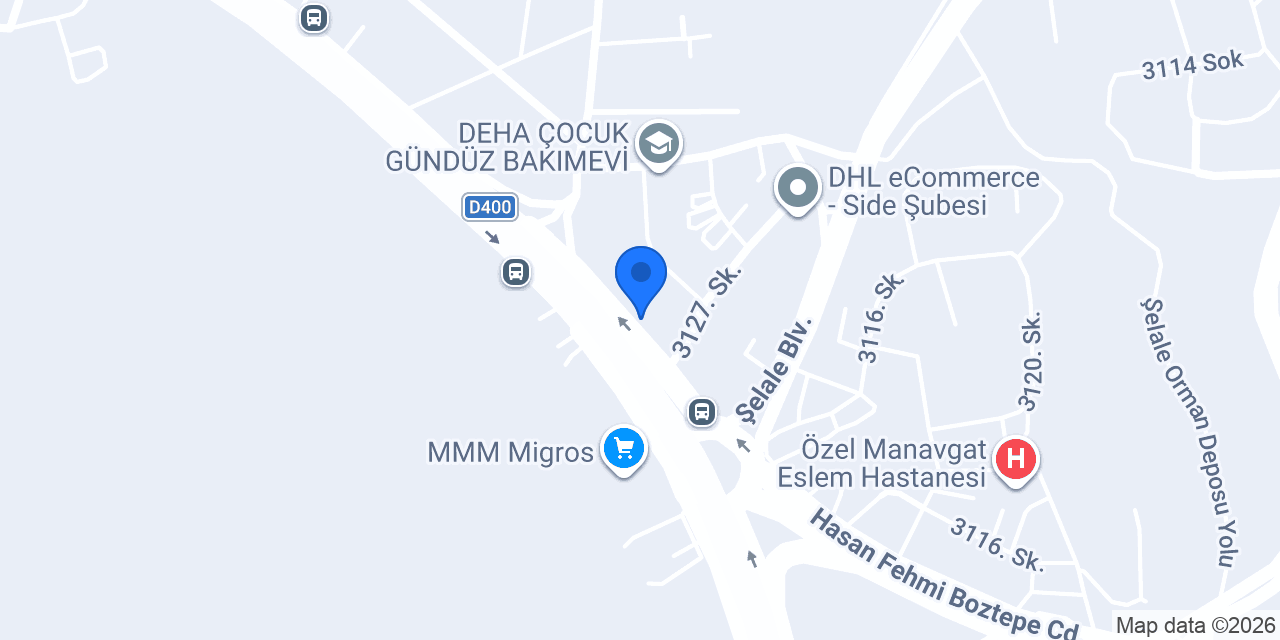 Kula Tarım Manavgat konumu