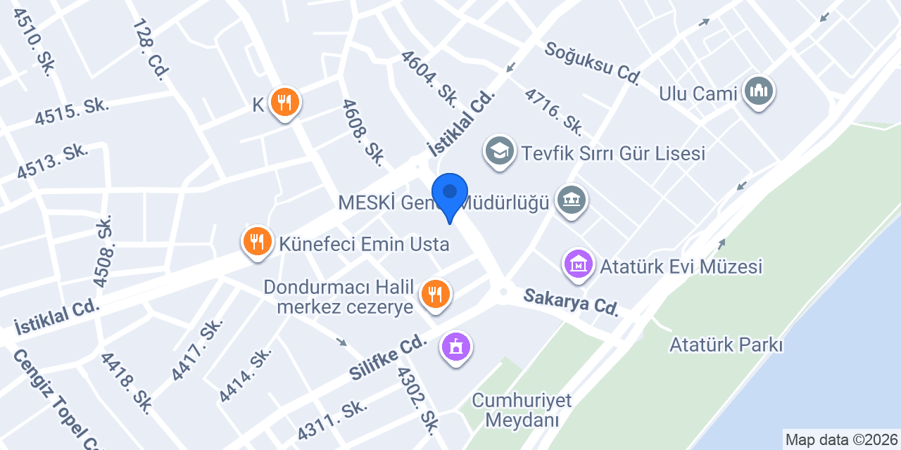Eksen Mali Müşavirlik konumu