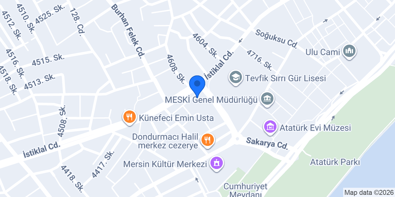 gidercicek.com.tr Mersinde Çiçekçi konumu