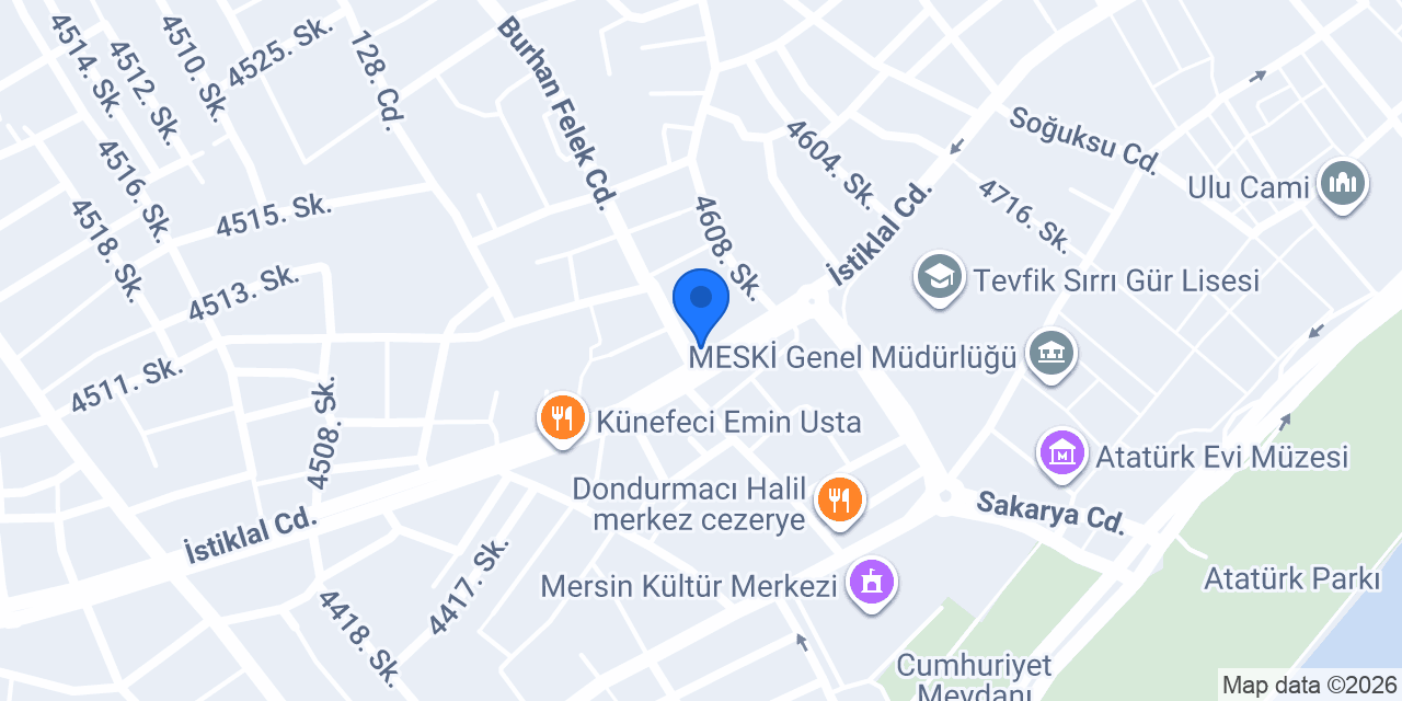 Cadde Optik konumu