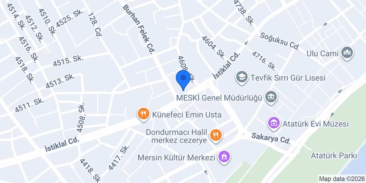 Aktaş Otel konumu