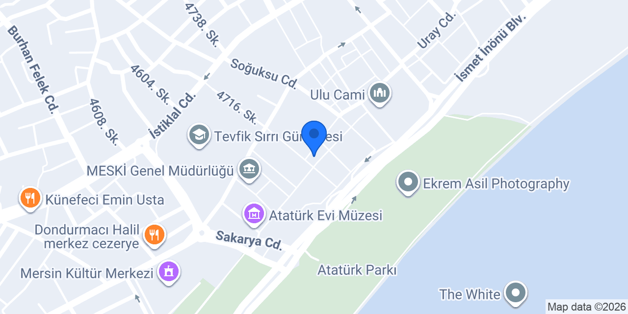 Gedik Yatırım - Mersin Şubesi konumu