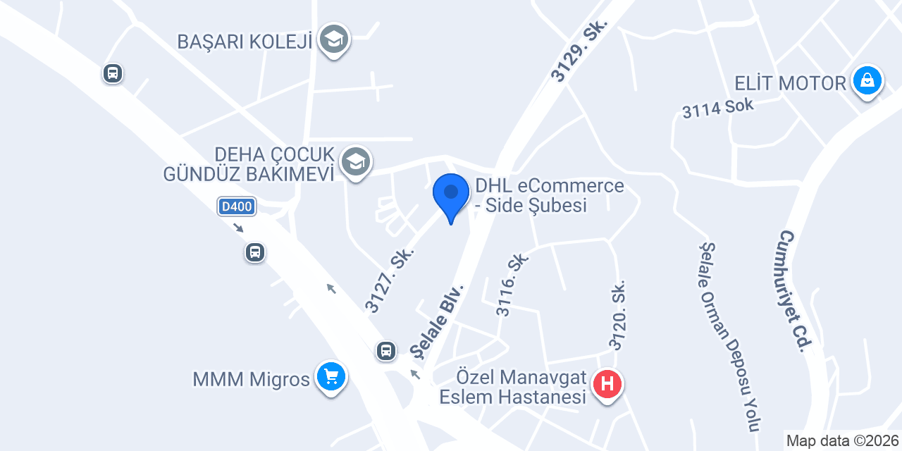 DHL eCommerce - Side Şubesi konumu