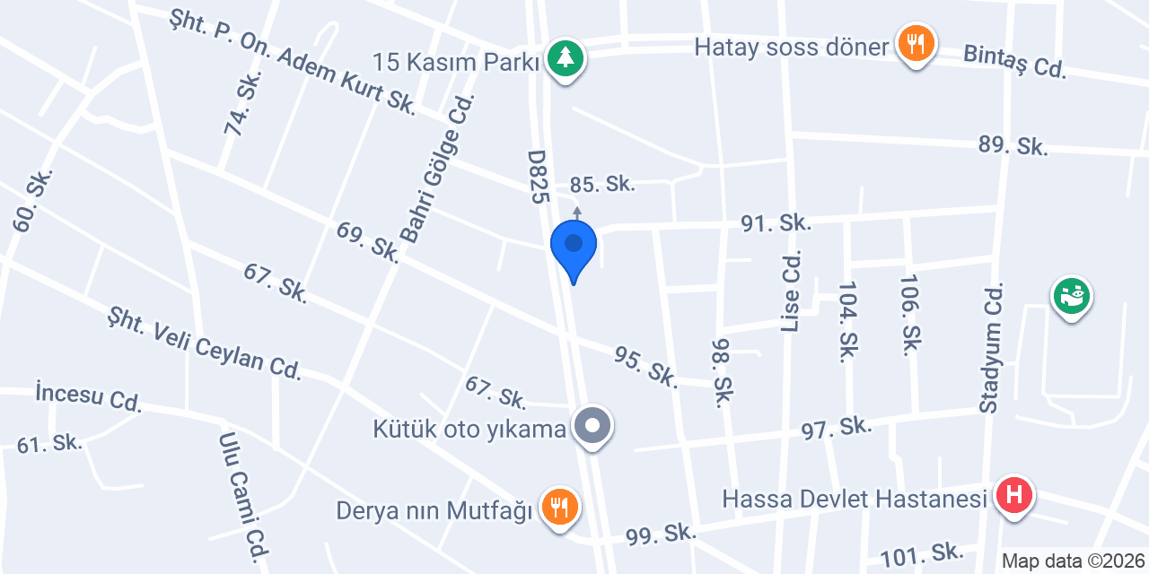 Demir Oto Elektrik konumu