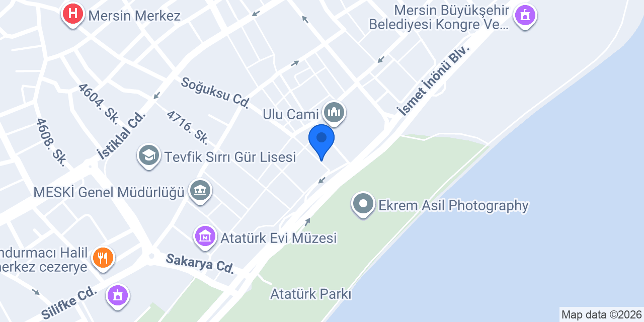 ICBC Turkey Mersin Şubesi konumu