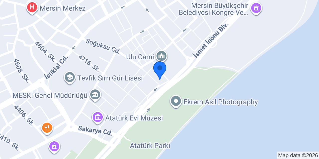 DenizBank Mersin Şubesi konumu