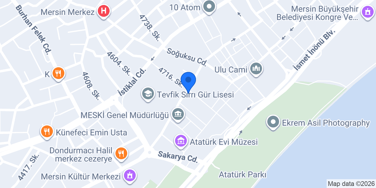 Mersin Seviye Akademi KPSS konumu