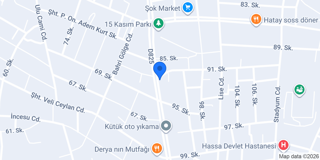 Hassa Müftülüğü konumu