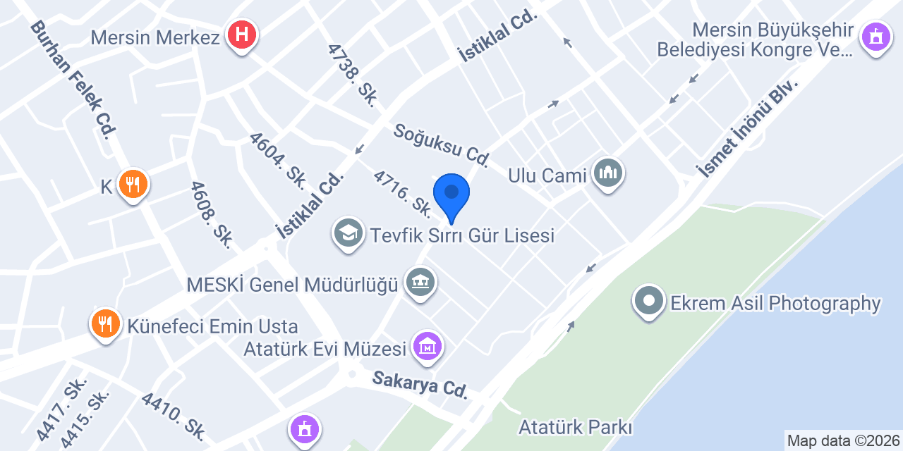 Yaprak TANTUNİ konumu