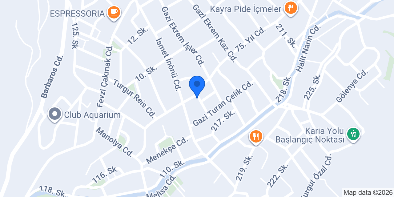 PİZZA TİMO İÇMELER konumu