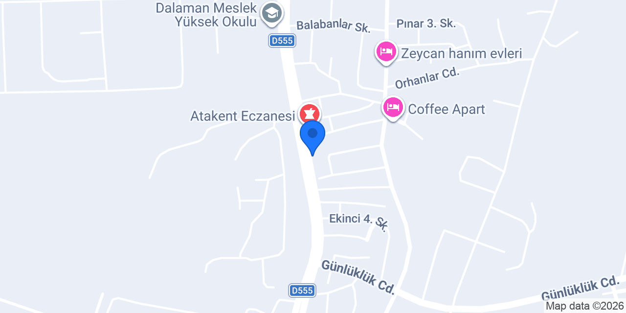 Egem Bayan kuaförü konumu