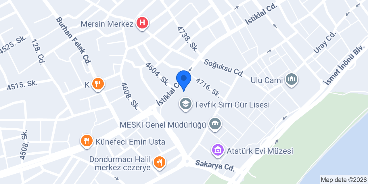 Mersin Olgunlaşma Enstitüsü konumu