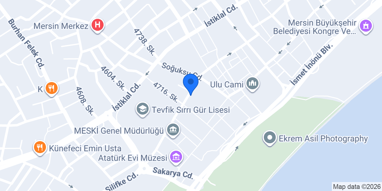 Mersin Balıkcı APTI konumu