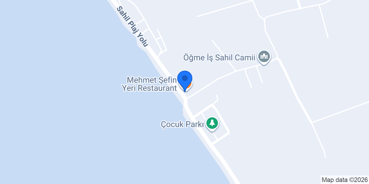 Mehmet Şefin Yeri Restaurant konumu