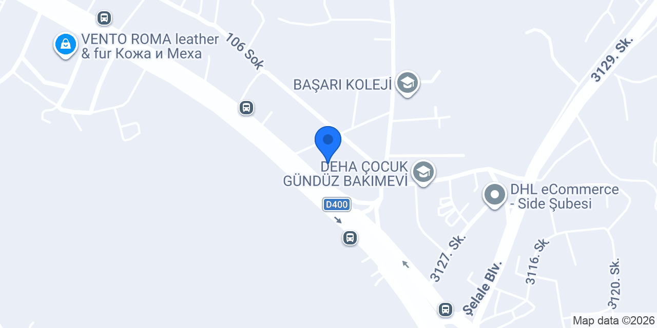 Eksen İnşaat Manavgat konumu
