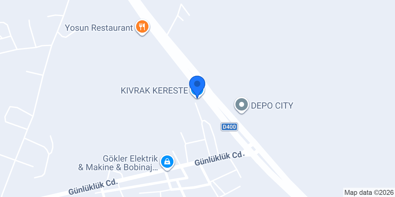 KIVRAK KERESTE konumu