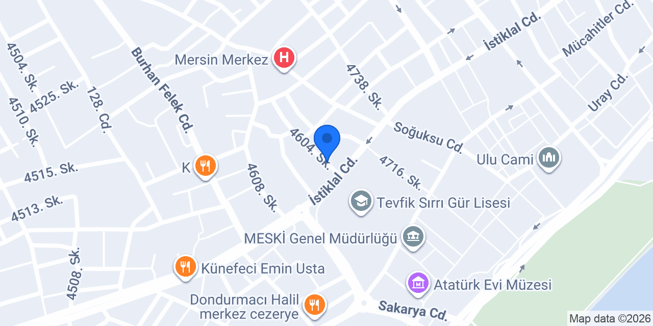 MERSİN FORUM SİGORTA konumu