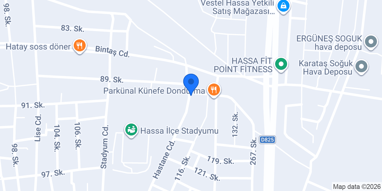 BG GYM HASSA konumu