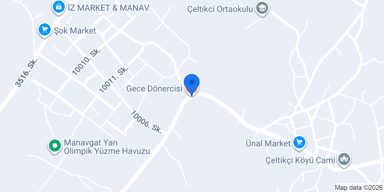Gece Dönercisi konumu