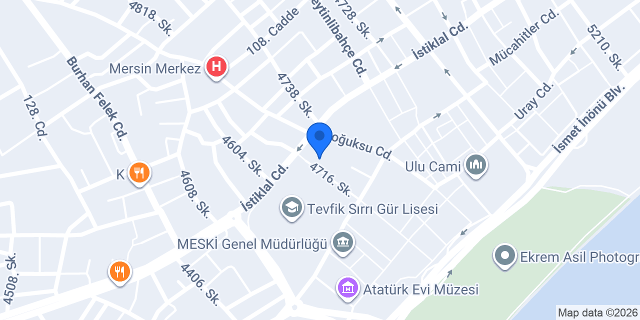 MERSİN TANTUNİ DÖNER SEYHAN USTA konumu