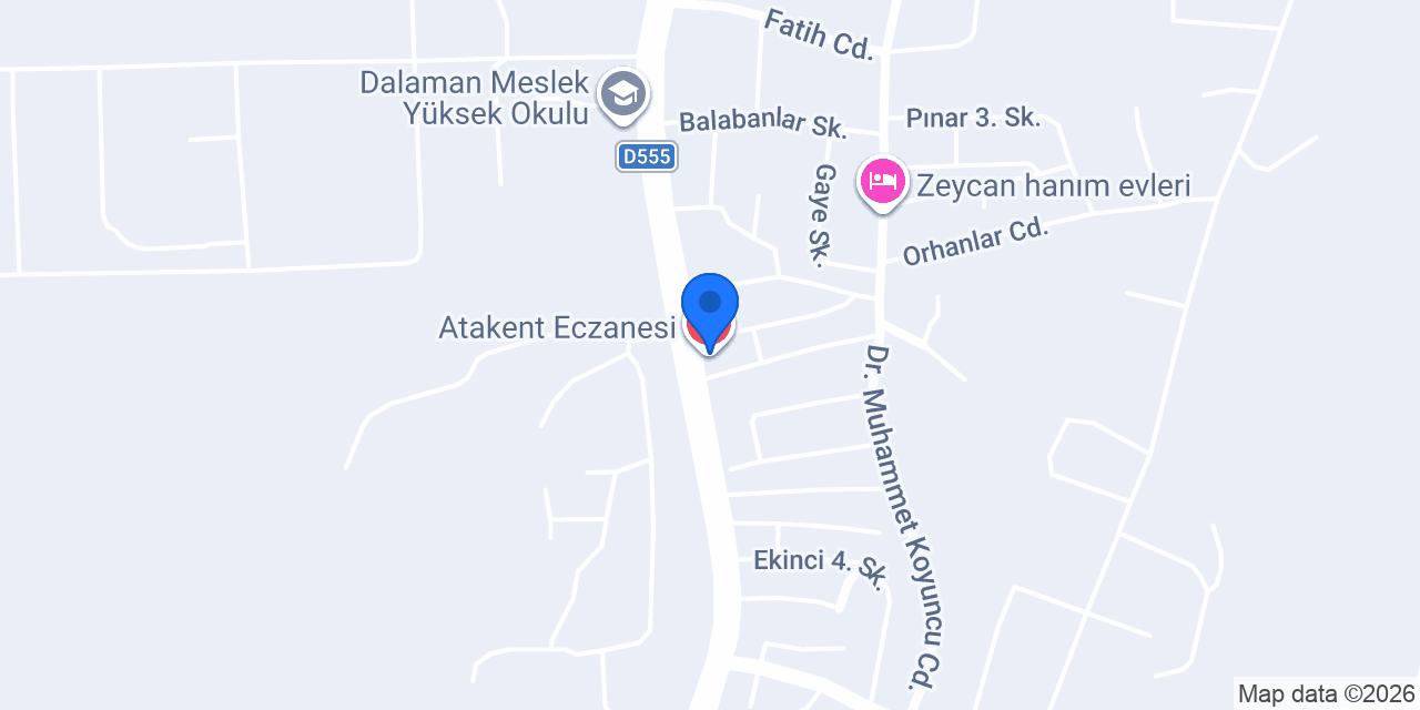 Atakent Eczanesi konumu