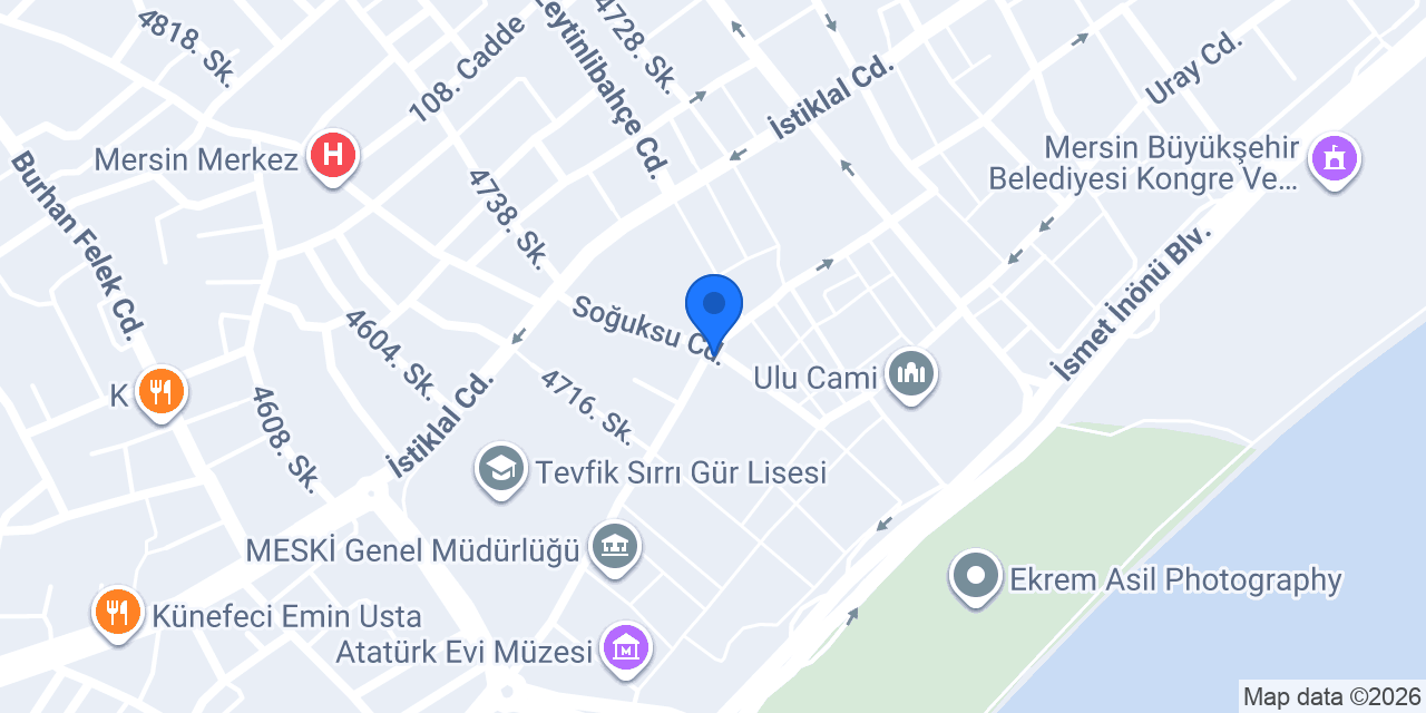 Köseoğlu Hukuk Bürosu konumu