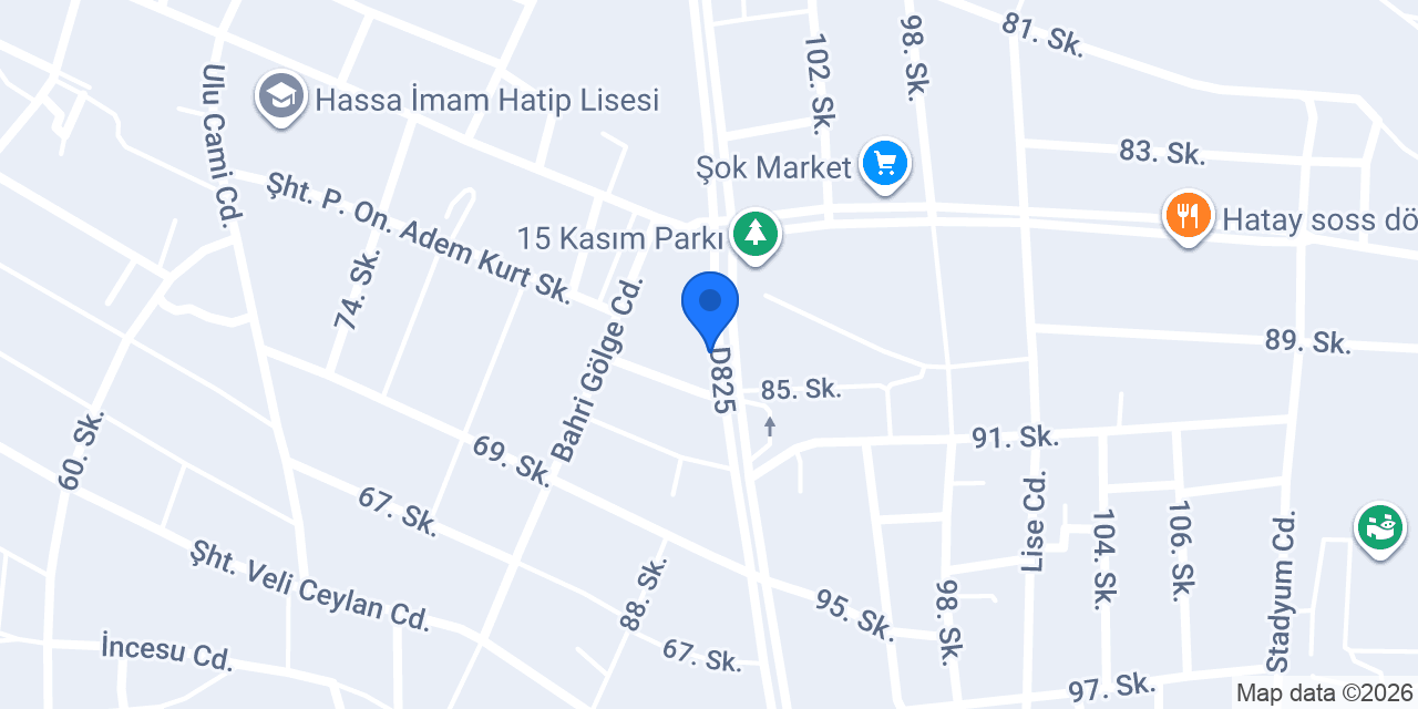 Çinçin Market konumu