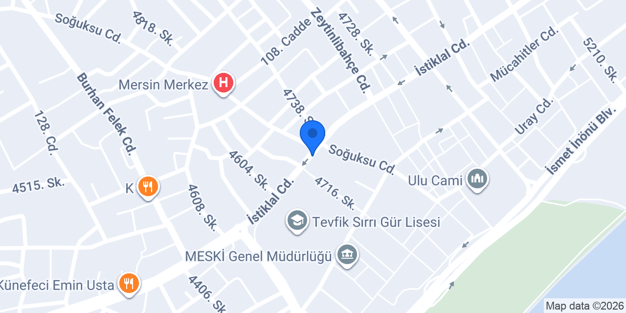 Diş Hekimi Ceren Aras konumu